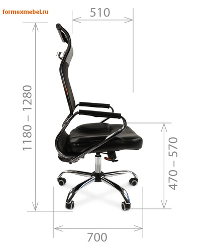 Компьютерное кресло Chairman СН-700 сетка (фото, вид 2)