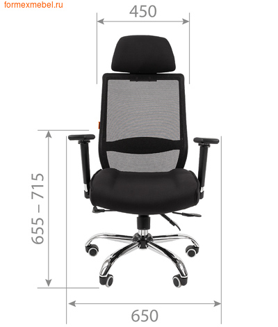 Компьютерное кресло Chairman СН-555Lux (фото, вид 2)
