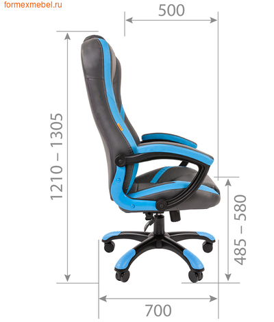 Компьютерное игровое кресло Chairman Game 22 (фото, вид 1)