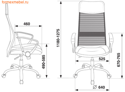 Кресло руководителя Бюрократ CH-600SL\LUX (фото, вид 1)
