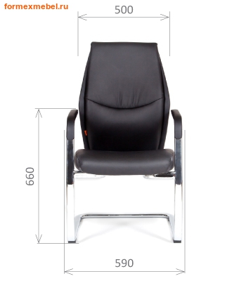 Кресло для посетителей офисное Chairman VistaV (фото, вид 2)