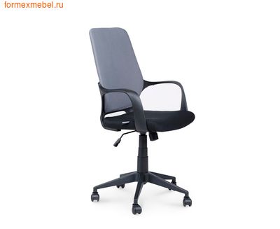 Компьютерное кресло NORDEN СТИЛЬ черное сиденье, серая спинка (фото)
