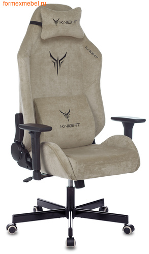 Компьютерное игровое кресло Бюрократ Knight N1 Knight N1 Fabric бежевый Light-21 (фото)