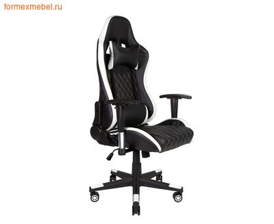 Компьютерное игровое кресло NORDEN LOTUS EVO Экокожа черная/белая (фото)