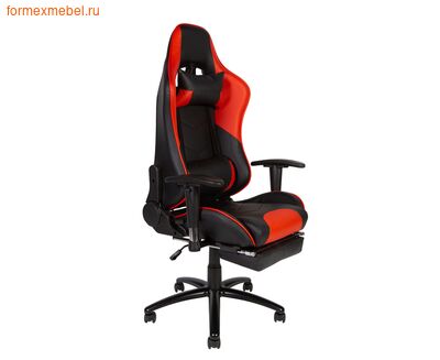 Компьютерное игровое кресло NORDEN LOTUS EVO ткань черная/красная (фото)