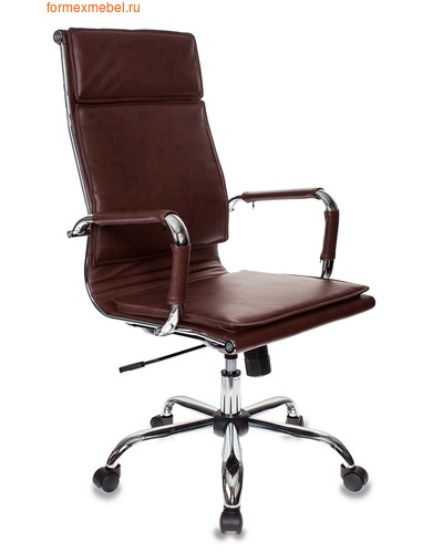 Компьютерное кресло Бюрократ CH-993 коричневая иск. кожа (фото)