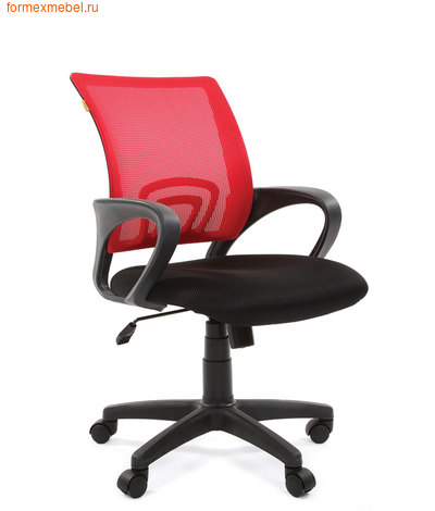Компьютерное кресло Chairman CH-696 красная сетка (фото)
