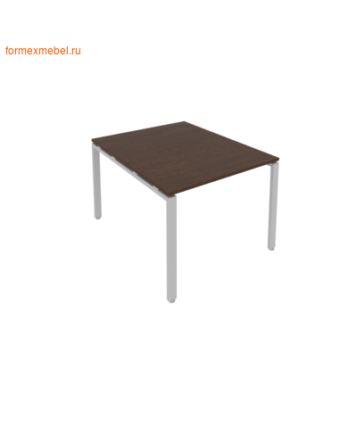 Стол для совещаний Б.ПРГ-1.1 ( 1 столешница) венге цаво/серый металл (фото)