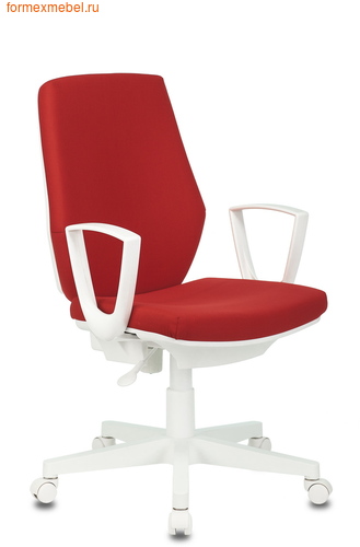 Компьютерное кресло Бюрократ CH-W545 ткань красная (фото)
