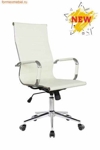 Компьютерное кресло Рива RCH 6002-1SE белое (фото)