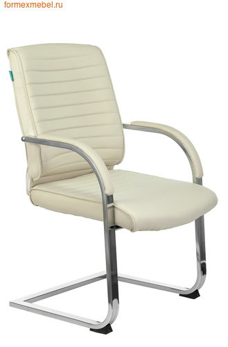 Кресло для посетителей офисное Бюрократ T-8010N-Low-V T-8010N-Low-V/ivory  бежевое (фото)