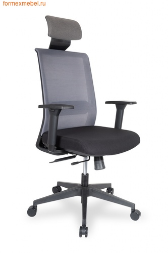 Компьютерное кресло College CLG-429 MBN-A Black CLG-429 MBN-A Grey  серая спинка (фото)